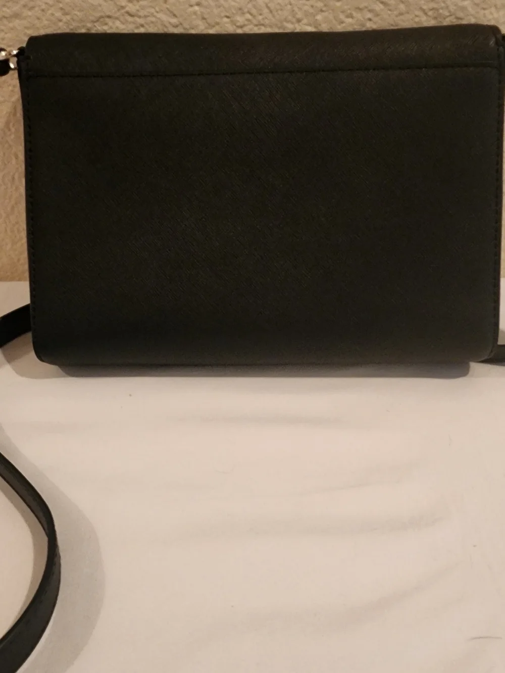 Kate Spade Cove Street Dody Saffiano Leather Flap Crossbody Bag - Black